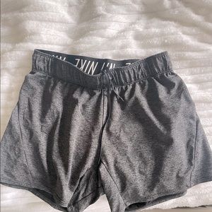 grey nike shorts